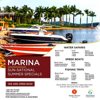 Speke Resort Munyonyo -Marina