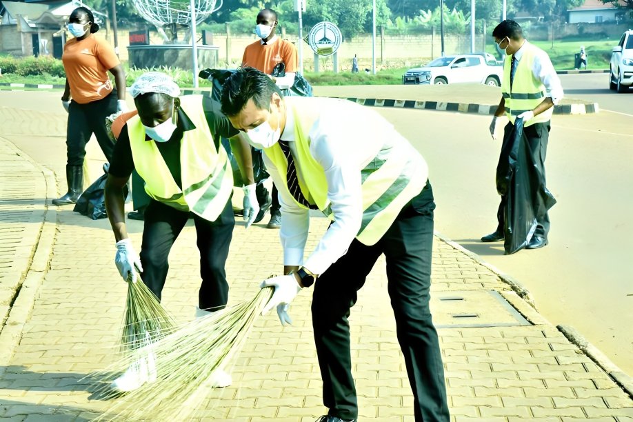 Community Cleaning Drive -Speke Resort - Munyonyo