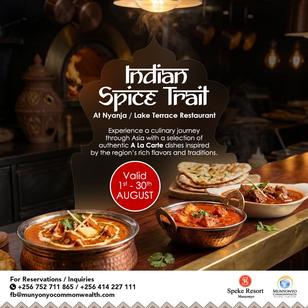 Indian-spice-trail - Speke Resort Munyonyo - Nyanja and Lake Terrace Restaurant