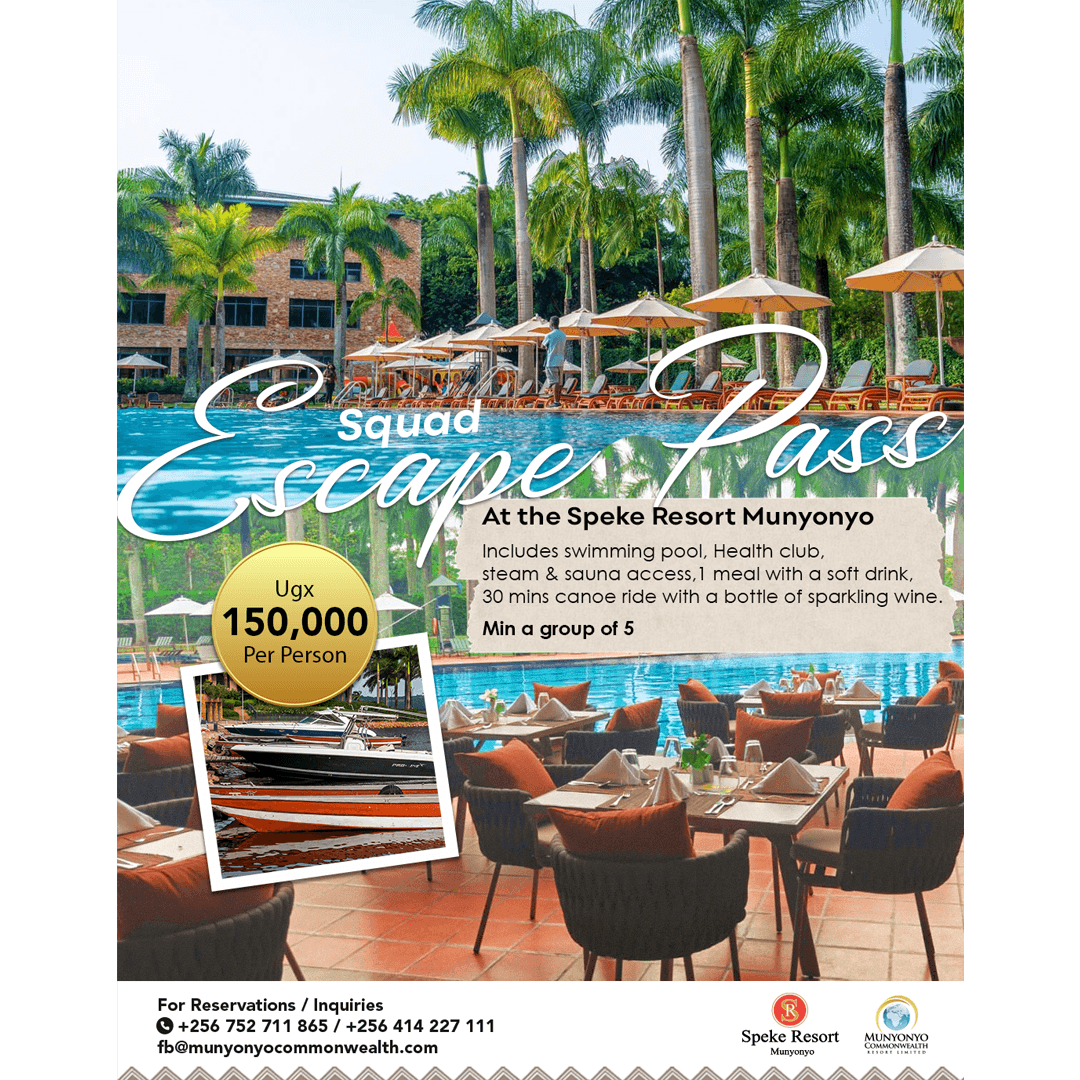 Squad Escape Pass - Speke Resort Munyonyo